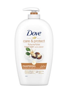Buy Care And Protect Hand Wash Pampering Shea Butter And Warm Vanila 500ml in Saudi Arabia