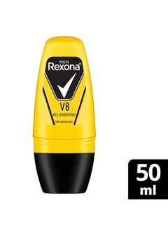 Buy Rexona Men Antiperspirant Deodorant V8 Roll On  Promo 50ml in UAE