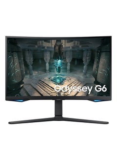 Buy Odyssey g6 27 Inch Curved (1000R) Smart Gaming Monitor With 2K QHD 2560 × 1440 Resolution & 240hz Refresh Rate 1ms GTG, HDMI 2.1, Wi-Fi, HDR600, FreeSync Premium Pro, Speaker, Gaming Hub Black in Saudi Arabia