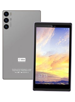 اشتري CM525 Smart Android Tablet 7 Inch IPS Touch Screen Single SIM 4GB RAM 64GB 5G LTE WiFi - GPS and Bluetooth Zoom Supported Face Unlock Kid Tablet PC Silver في السعودية