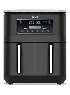 اشتري Ninja Digital Air Fryer Fryer 2 drawers with a capacity of 7.6 liters 2470 watts model AF300ME 7.6 L 2470.0 W AF300ME BLACK في الامارات