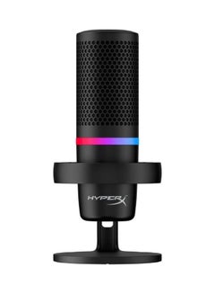 Buy Rgb Usb Condenser Microphone For Pc Ps5 Ps4 Mac Low Profile Shock Mount Cardioid Omnidirectional Pop Filter in UAE
