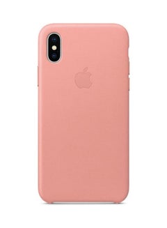 Buy iPhone X Leather Case Soft Pink in UAE