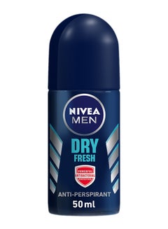 Buy Dry Fresh Deodorant Roll-On Blue/Silver 50ml in Saudi Arabia