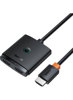 اشتري Hdmi 2-In-1 Out Hdmi Splitter 1-In-2 Out Bi-Directional Switch With 1M Hdmi Cable Support 4K 60Hz 3D 1080P For Ps5/Ps4, Laptop/Pc, Blu-Ray Player, Roku, Tv Stick, Xbox, Hdtv Monitor Black في الامارات