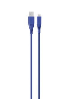 اشتري Silicon Cable USB to Lightning 1.5M Blue في السعودية