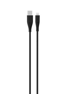 Buy Silicon Cable USB to Lightning 1.5M Black in Saudi Arabia