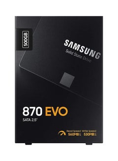 اشتري 870 EVO SATA SSD 500GB 2.5 Inches Internal Solid State Hard Drive 500.0 GB في السعودية