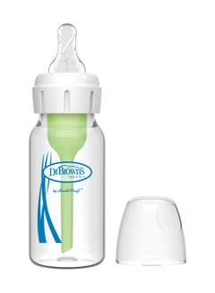 Buy Option Plus Narrow Neck Feeding Bottle, 120 ml in UAE