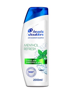 Buy Menthol Refresh Anti-Dandruff Shampoo For Itchy Scalp White 200ml in Saudi Arabia