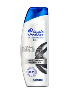 Buy Men Hairfall Defense Anti-Dandruff Shampoo Multicolour 600ml in UAE