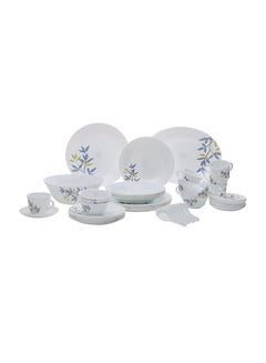 Buy 44-Piece Elegant Floral Design Opalware Dinner Set Autumn in UAE