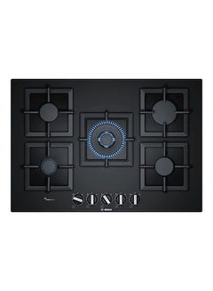 Buy Built In Hub Series 6 75 Cm Tempered Glass 5 Separated Burners Pan Supports Elongated Cast Iron With Rubber Feet Double Crown Middle Burner Nine Precisely Defined Power Levels PPQ7A6B20 Black in Egypt