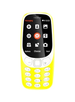 اشتري هاتف 3310 ثنائي الشريحة بلون أصفر لامع وذاكرة رام سعة 16 ميجابايت وذاكرة داخلية سعة 128 ميجابايت، ويدعم تقنية 3G في الامارات