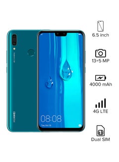 Buy Y9 (2019) Dual SIM Sapphire Blue 128GB 4GB RAM 4G LTE in UAE