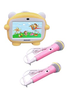 Buy J1 Kids Tablet 7-Inch, 1GB RAM, 16GB, Wi-Fi, Yellow With 2 Microphones in UAE