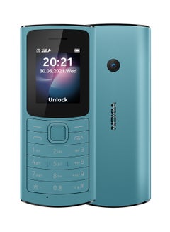 اشتري هاتف 110 ثنائي الشريحة ويدعم تقنية 4G، لون أزرق - إصدار الشرق الأوسط في الامارات
