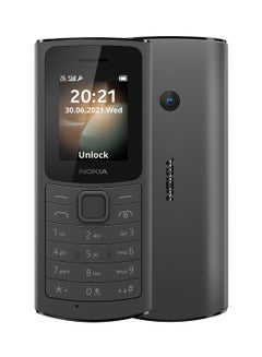 اشتري هاتف 110 ثنائي الشريحة ويدعم تقنية 4G، لون أسود - إصدار الشرق الأوسط في الامارات