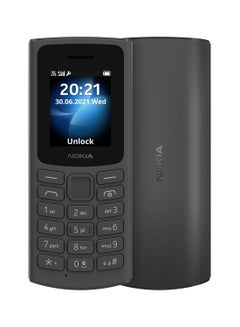 اشتري هاتف 105 ثنائي الشريحة يدعم تقنية 4G - إصدار الشرق الأوسط، لون أسود في الامارات