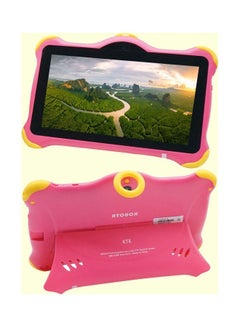اشتري Kids Android Tablet KT8 8" Smart Wifi Tab For Kids With 2GB RAM/32GB ROM Dual-Core Processor Homely Cindy Plus Free Gifts (Red) في الامارات