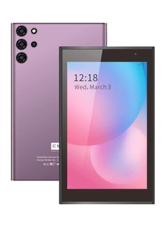 Buy CM522 Smart 7" Tablet 5G Android Tab With 4GB RAM 64GB Quad-Core Processor 5G Single SIM Wi-Fi Zoom Supported Face Unlock Tablet PC (Purple) in Saudi Arabia