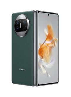 اشتري هاتف Mate X3 ثنائي الشريحة باللون الأخضر الداكن وذاكرة الوصول العشوائي (RAM) سعة 12 جيجابايت وذاكرة تخزين داخلية 512 جيجابايت ويدعم تقنية الجيل الرابع - إصدار الشرق الأوسط في السعودية