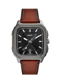 Buy Men's Analog Square Shape Leather Wrist Watch FS5934 - 42 Mm in UAE