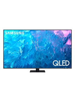 اشتري تلفزيون ذكي QLED 4K مقاس 55 بوصة 2023 55Q70C رمادي تيتان 55Q70C رمادى في الامارات