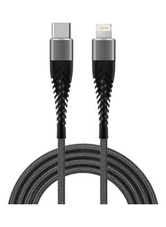 Buy Iphone Charging Cable Type C To Lightning Black in Saudi Arabia
