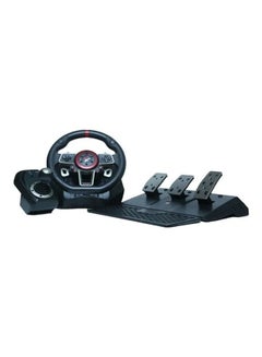 Buy Flashfire Suzuka 900R Racing Wheel set with Clutch Pedals and H-shifter for PC, PS3, PS4, Xbox 360, XBOX ONE and Nintendo Switch in UAE