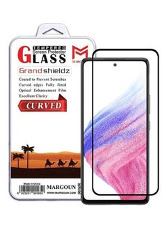 اشتري Samsung Galaxy A53 5G Screen Protector Tempered Glass Full Glue Back Black Side في الامارات