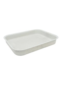 Buy Aluminium Roasting Pan Beige 37x27cm in Saudi Arabia