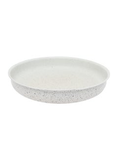 Buy Aluminium Round Tray Beige 40cm in Saudi Arabia