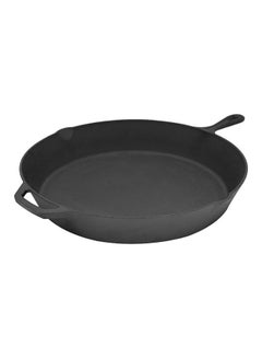 Buy Cast Iron Fry Pan Black 38cm in Saudi Arabia