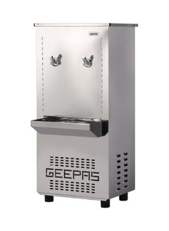 Buy Stainless Steel Water Cooler 2 Taps Temperature Range 7 Degrees Celsius Air Cooling Condenser Cooling Type GWCL2820 Silver in UAE