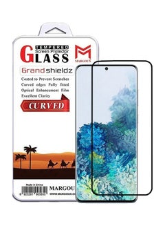 Buy Samsung Galaxy S20+ Screen Protector Tempered Glass Full Glue Back Clear in UAE