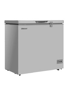 Buy Chest Freezer Recessed Handle With Lamp R600A Outside Condensor 250 Ltrs Gross 245 Ltrs Net Capacity 165 W NCF300RH Silver in UAE