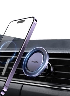 Buy Magnetic Car Phone Holder, Compatible With Magsafe Car Mount Mobile Holder For Car Air Vent Car Phone Mount Directly Use With iPhone 16/15/14 Series, Galaxy S24 S23 Z Flip 5 4, Xiaomi, HONOR Silver in Saudi Arabia