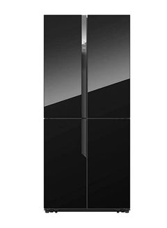 Buy 561 Liter Side By Side Cross Door Refrigerator RQ561N4AB1 Black in UAE