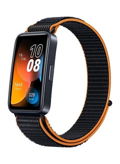 اشتري Band 8 Smart Watch, Ultra-thin Design, Scientific Sleeping Tracking, 2-week battery life Vibrant orange في الامارات
