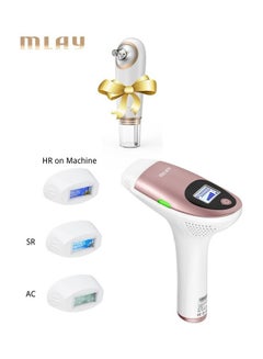 Buy Laser Hair Removal Device, 500,000 Flashes Painless Hair Remover With 2 Hair Removal Lamp AC SR For Back Legs Arms Face in Egypt