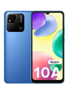 اشتري هاتف ريدمي 10A ثنائي الشريحة بلون أزرق سماوي وذاكرة رام 4 جيجابايت وذاكرة داخلية 128 جيجابايت وتقنية 4G - إصدار عالمي في السعودية
