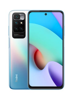 اشتري هاتف ريدمي 10 لعام 2022 ثنائي الشريحة بلون أزرق بحري بذاكرة رام سعة 6 جيجابيات و128 جيجابايت بتقنية 4G - إصدار عالمي في الامارات