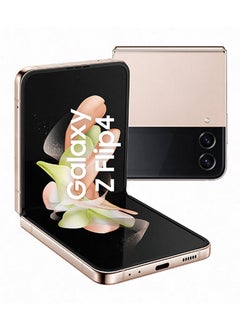 Buy Galaxy Z Flip 4 5G Single SIM Pink Gold 8GB RAM 128GB - International Version in UAE