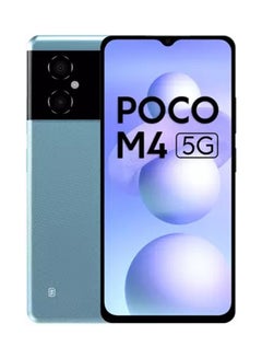 اشتري هاتف بوكو M4 ثنائي الشريحة بذاكرة رام 6 جيجابايت وذاكرة داخلية 128 جيجابايت يدعم تقنية 5G بلون أزرق كول - إصدار عالمي في الامارات