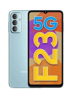اشتري هاتف جالاكسي F23 ثنائي الشريحة بذاكرة رام 6 جيجابايت وذاكرة داخلية 128 جيجابايت يدعم تقنية 5G بلون أزرق أكوا في الامارات