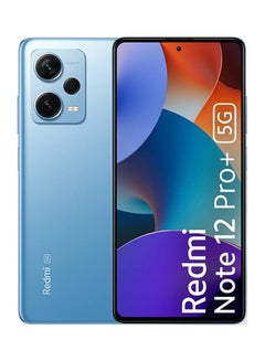 Buy Redmi Note 12 Pro+ 5G Dual SIM Blue / Iceberg blue 8GB RAM 256GB - International Version in UAE