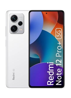 Buy Redmi Note 12 Pro+ 5G Dual SIM White 8GB RAM 256GB - International Version in UAE