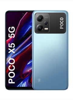 Buy Poco X5 Dual Sim Blue 8GB RAM 256GB 5G International Version in UAE