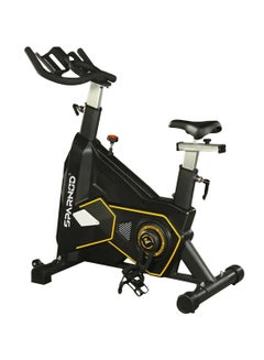 Buy SSB-16 Commercial Spin Bike Exercise Cycle with Comfortable Seat Cushion, Silent Belt Drive, Heavy Flywheel for Cardio Training and Workout in UAE